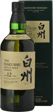 SUNTORY Hakushu 12 Year Old 43% ABV Single Malt Whisky, Japan NV 700ml image number 0