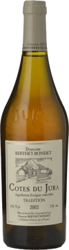 DOMAINE BERTHET-BONDET Tradition, Cotes du Jura 2002 Bottle image number 0