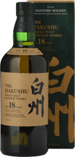 SUNTORY Hakushu 18 Year Old 43% ABV Single Malt Whisky, Japan NV 700ml