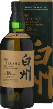 SUNTORY Hakushu 18 Year Old 43% ABV Single Malt Whisky, Japan NV 700ml image number 0
