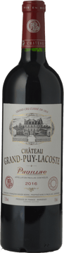 CHATEAU GRAND-PUY-LACOSTE 5me cru classe, Pauillac 2016 Bottle image number 0