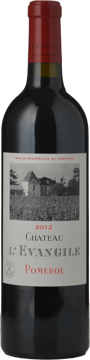 CHATEAU L'EVANGILE, Pomerol 2012 Bottle image number 0