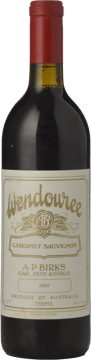 WENDOUREE Cabernet Sauvignon, Clare Valley 1989 Bottle image number 0