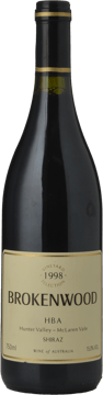 BROKENWOOD WINES HBA Vineyard Selection Shiraz, Hunter-McLaren Vale 1998 Bottle image number 0