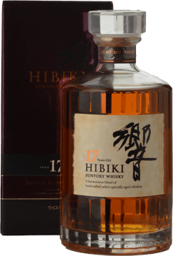 SUNTORY Hibiki 17 Year Old Japanese Whisky 43% ABV, Japan NV 700ml image number 0