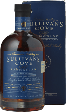 SULLIVANS COVE HH0401 French Oak Cask Matured Single Cask 47.5% ABV Single Malt Whisky, Tasmania NV 700ml image number 0