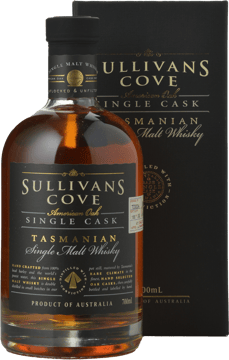SULLIVANS COVE American Oak Single Cask TD0334 ABV 47.1% Single Malt Whisky, Tasmania NV 700ml image number 0