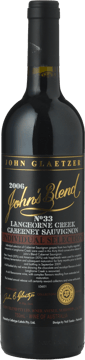 GLAETZER WINES John's Blend No.33 Indivdual Selection Cabernet, Langhorne Creek 2006 Bottle image number 0