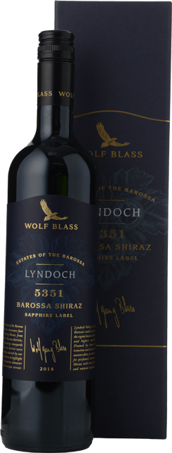 WOLF BLASS WINES Sapphire Label 5351 Lyndoch Shiraz, Barossa Valley 2014