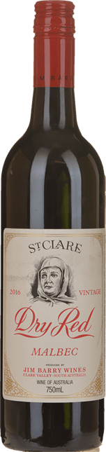 JIM BARRY WINES St Clare Dry Red Malbec, Clare Valley 2016