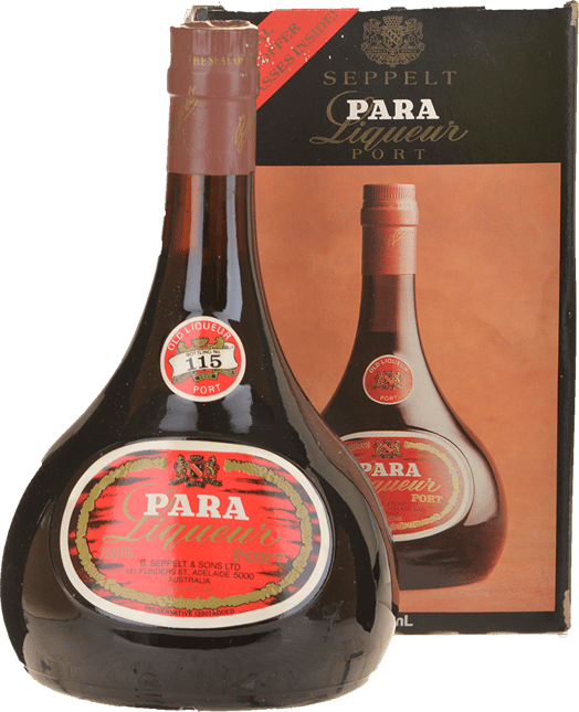 SEPPELT Para Liqueur Port With Bonus 2 Port Glasses, Barossa Valley 115 ...