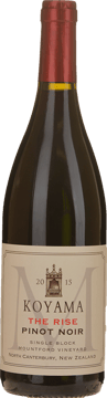 KOYAMA Mountford Vineyard The Rise Pinot Noir, Waipara 2015 Bottle image number 0