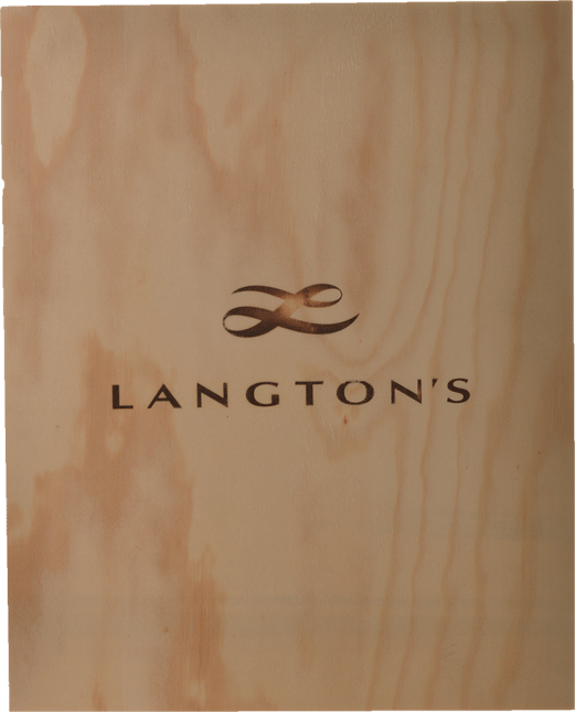LANGTON'S 6 Bottle Gift Box with Latch NV