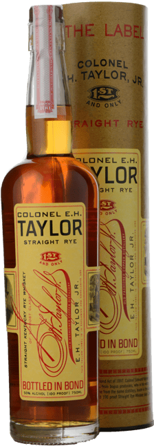 E.H. TAYLOR Straight Rye Straight Kentucky Rye Whiskey 50% ABV, Kentucky NV