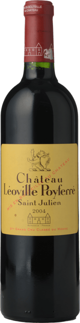 CHATEAU LEOVILLE-POYFERRE 2me cru classe, St-Julien 2004
