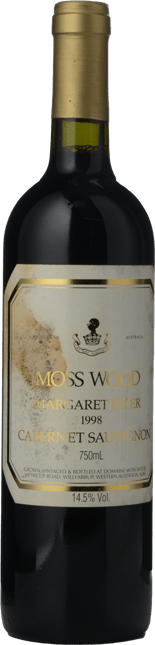 MOSS WOOD Moss Wood Vineyard Cabernet Sauvignon, Margaret River 1998