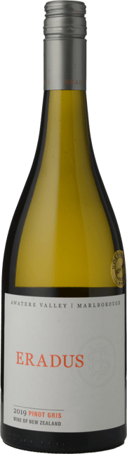 ERADUS WINES Awatere Valley Pinot Gris, Marlborough 2019