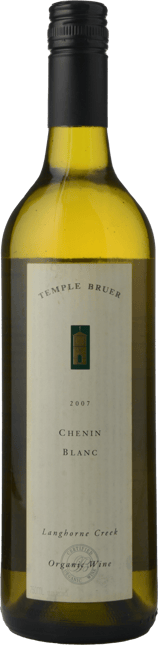 TEMPLE BRUER Organic Chenin Blanc, Langhorne Creek 2007