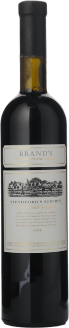 BRAND'S LAIRA Stentiford's Reserve Old Vines Shiraz, Coonawarra 1998