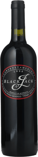 BLACKJACK VINEYARDS Cabernet Merlot, Bendigo 1998