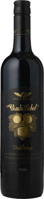 WOLF BLASS WINES Black Label, South Australia 2004