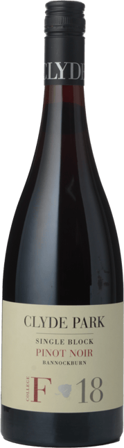 CLYDE PARK VINEYARD Single Block F College Pinot Noir, Geelong 2018