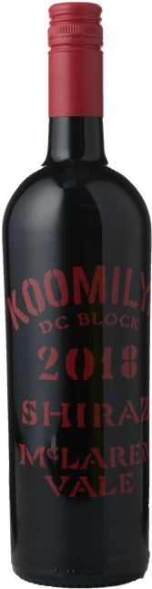 S.C. PANNELL Koomilya DC Block Shiraz, McLaren Vale 2018