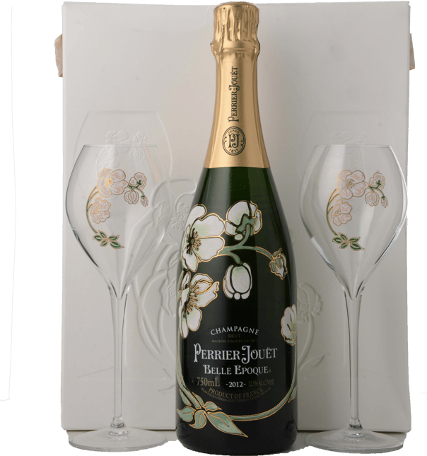 PERRIER-JOUET Belle Epoque Twin Flute Gift Pack, Champagne 2012