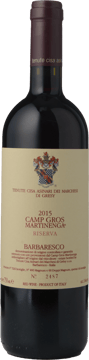 TENUTE CISA ASINARI DEI MARCHESI DI GRESY Camp Gros Martinenga, Barbaresco 2015 Bottle image number 0