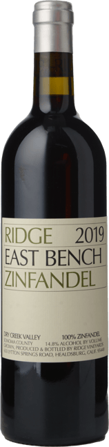 RIDGE VINEYARDS East Bench Zinfandel, Santa Cruz Mountains 2019