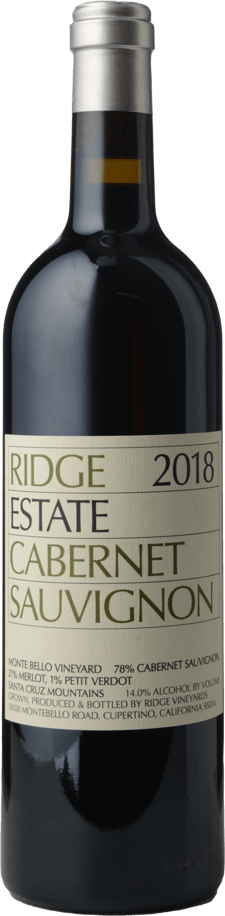 2018 Ridge Vineyards Monte Bello