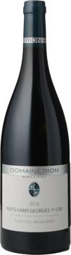 DOMAINE MICHELE & PATRICE RION Clos des Argillieres, 1er Cru , Nuits-St-Georges 2018 Bottle image number 0