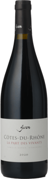 DOMAINE GARON 'La Part des Vivants' Rouge, Cotes du Rhone 2020 Bottle image number 0