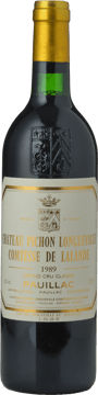 CHATEAU PICHON-LONGUEVILLE COMTESSE DE LALANDE 2me cru classe, Pauillac 1989 Bottle image number 0