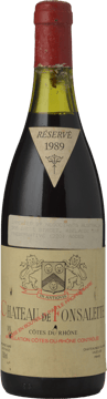 CHATEAU DE FONSALETTE Reserve, Cotes-du-Rhone 1989 Bottle image number 0
