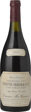 DOMAINE MEO-CAMUZET Les Chaumes 1er Cru, Vosne-Romanee 1989 Bottle image number 0