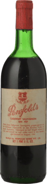 PENFOLDS Bin 707 Cabernet Sauvignon, South Australia 1965 Bottle image number 0