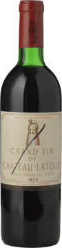 CHATEAU LATOUR 1er cru classe, Pauillac 1974 Bottle image number 0