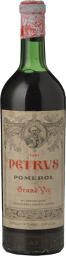 CHATEAU PETRUS Cru exceptionnel, Pomerol 1961 Bottle image number 0