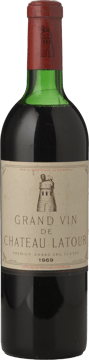 CHATEAU LATOUR 1er cru classe, Pauillac 1969 Bottle image number 0