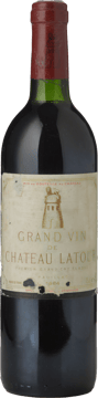 CHATEAU LATOUR 1er cru classe, Pauillac 1984 Bottle image number 0