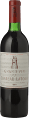 CHATEAU LATOUR 1er cru classe, Pauillac 1968 Bottle image number 0
