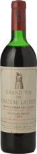 CHATEAU LATOUR 1er cru classe, Pauillac 1960 Bottle