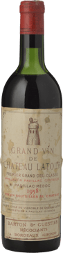 CHATEAU LATOUR 1er cru classe, Pauillac 1958 Bottle image number 0