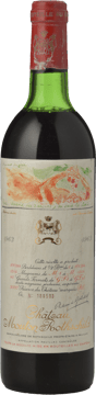 CHATEAU MOUTON-ROTHSCHILD 1er cru classe, Pauillac 1963 Bottle image number 0
