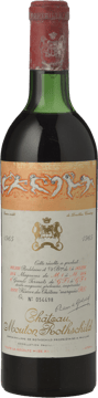 CHATEAU MOUTON-ROTHSCHILD 1er cru classe, Pauillac 1965 Bottle image number 0