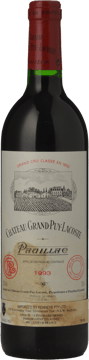 CHATEAU GRAND-PUY-LACOSTE 5me cru classe, Pauillac 1993 Bottle image number 0
