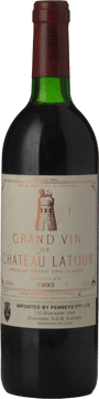 CHATEAU LATOUR 1er cru classe, Pauillac 1993 Bottle image number 0