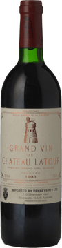 CHATEAU LATOUR 1er cru classe, Pauillac 1993 Bottle image number 0