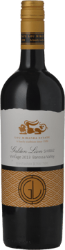 LOU MIRANDA ESTATE Golden Lion Shiraz, Barossa Valley 2013 Bottle image number 0